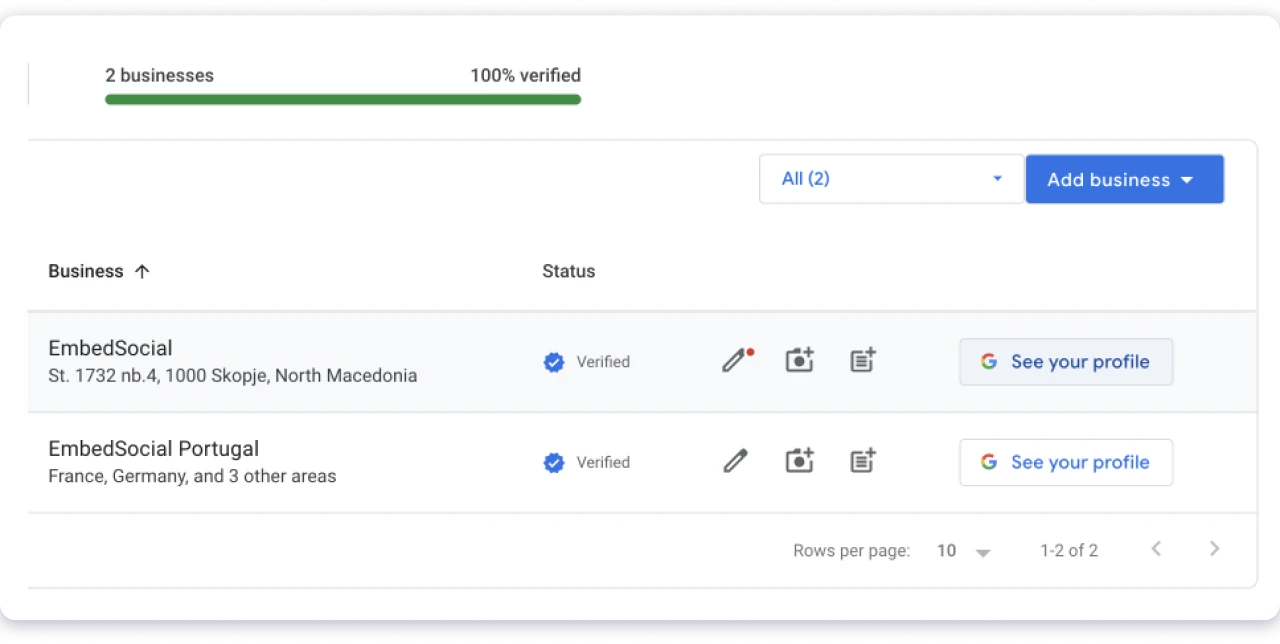 Find Contact from Google Business Profile