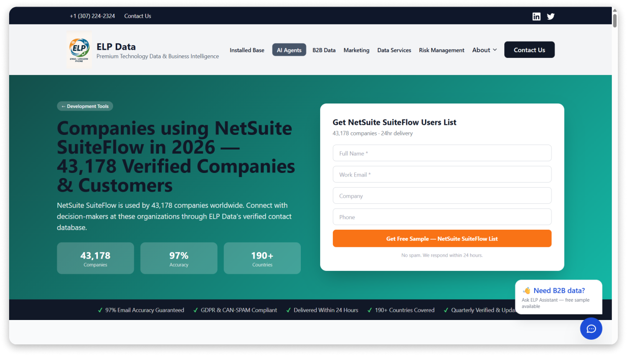 ELP Data NetSuite Users Email List