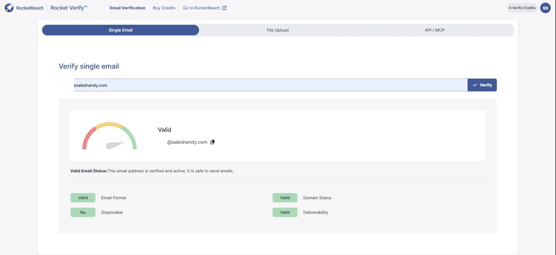 RocketReach Email Verifier 