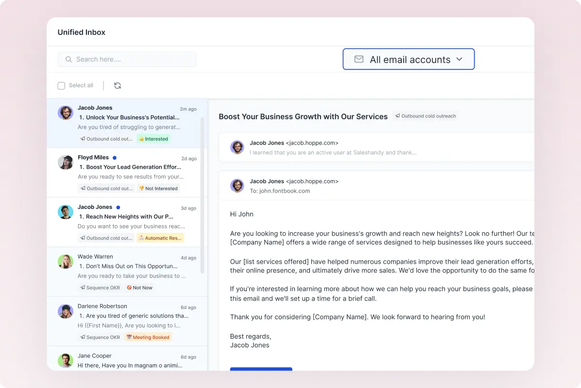 Connect all your inboxes at one place