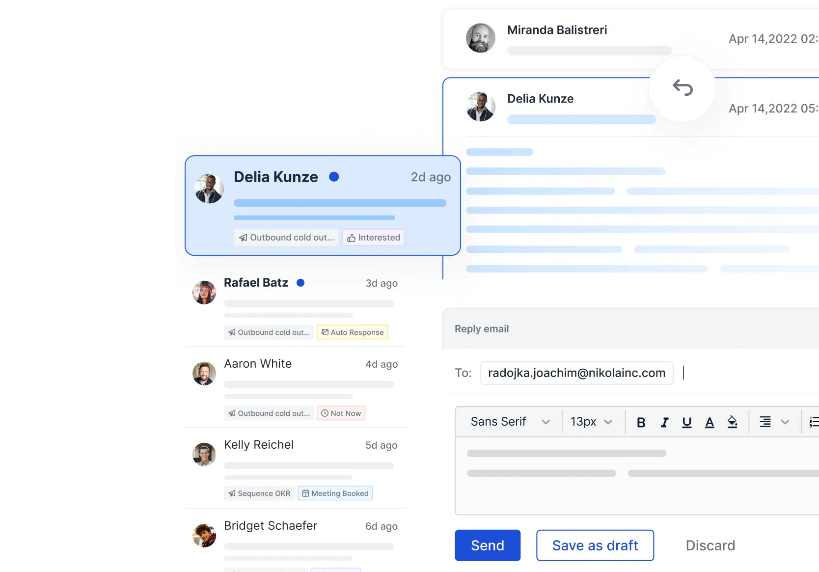 Unified Inbox - manage all messages in one place!