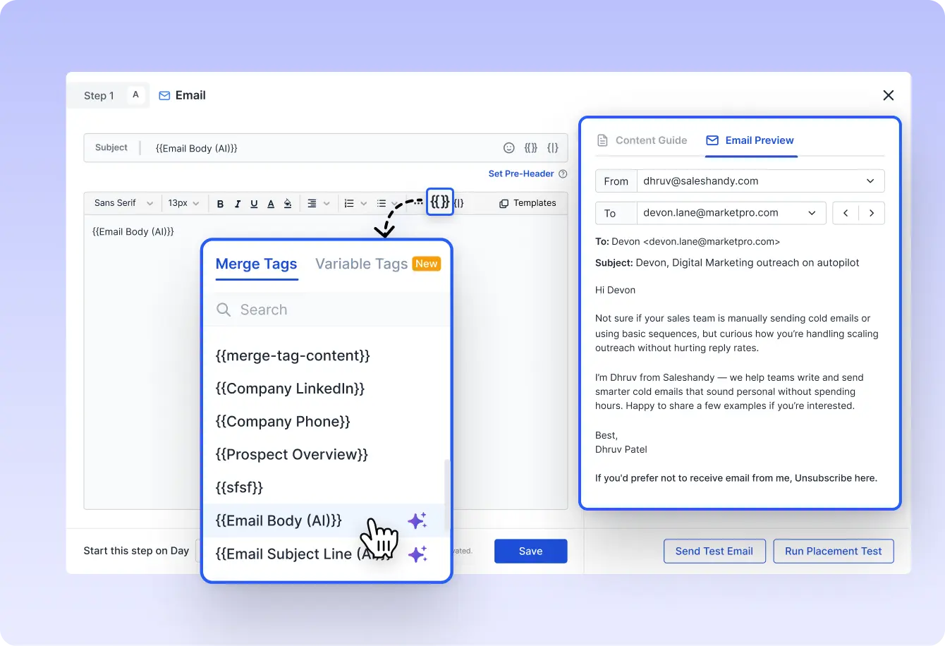 Use Enriched Columns in Sequence